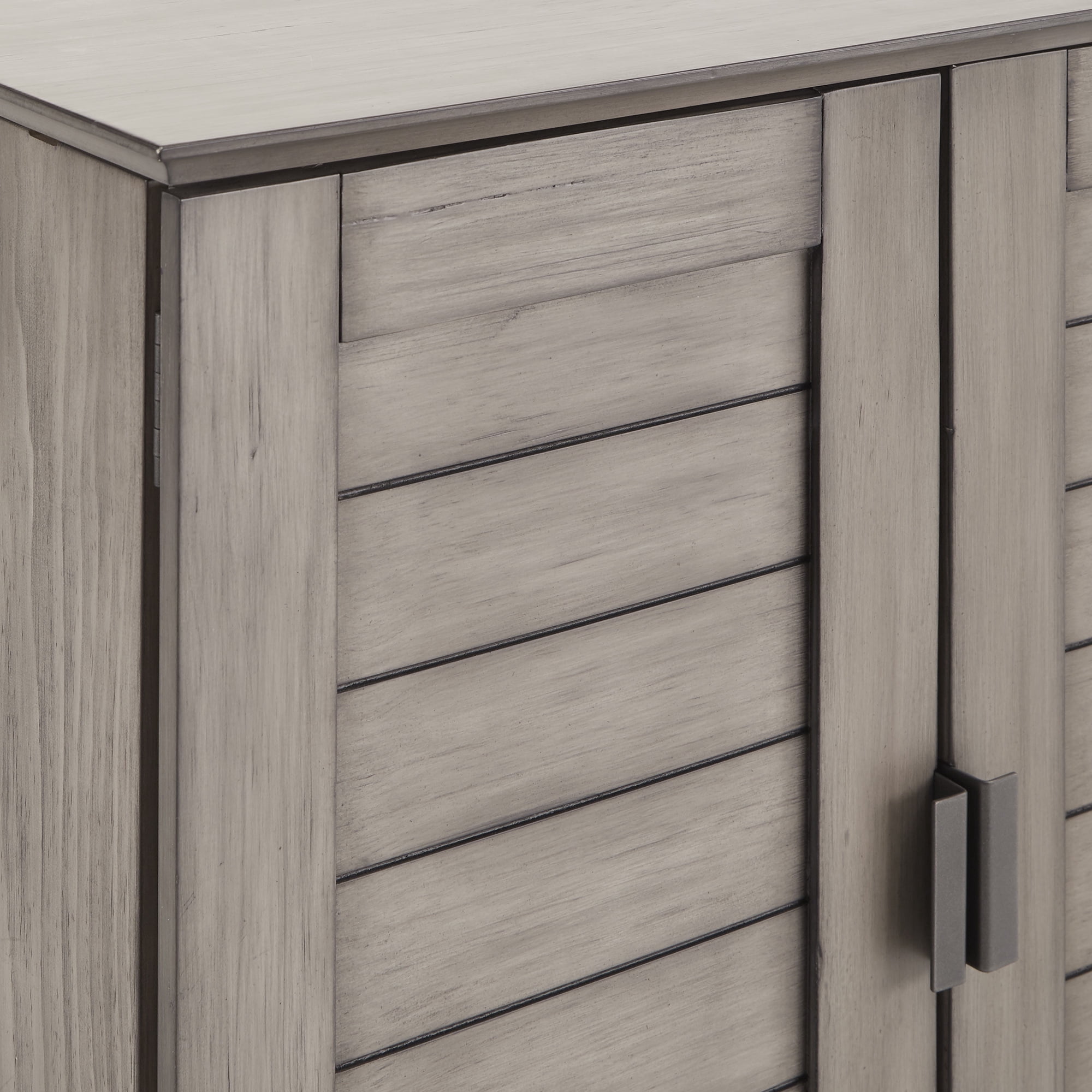 Weston Home Arron Shoe Storage Cabinet, Grey