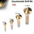 thumbnail image 3 of 1PC HSS Titanium Coated Countersink and Deburring Drill Taper Hole Cutter Tools, 3 of 6
