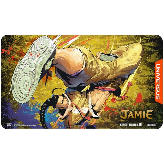 UniVersus: Street Fighter 6: Challenger Series Playmat - Jamie - 24 x 14" Neoprene Mat, Collectible Tabletop Card Game Accessory, UVS Games, Licensed