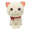 thumbnail image 1 of Muñeco de peluche de gato de dibujos animados Lindo gatito de peluche Juguete de tela Gato Juguete de peluche tierno (Blanco), 1 of 5