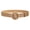 Yellow, variant on Women's Fashion Braided Belt Raffia Rattan Boho Thick Square Casual Straw Round Weave Web Spring Summer Woven Travel Fabric Belt Multicolored Small-Medium