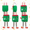 thumbnail image 5 of MOSHAKALA Christmas mini Gift Bags, Elf shirt Christmas Treat Bags, Set of 6 Gift Bags for Children Holiday Parties Teachers Decorations (ELF), 5 of 6