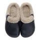 thumbnail image 2 of Zapatillas impermeables para mujer y hombre, zuecos forrados de piel, zapatos de jardín de invierno, zapatillas cálidas para el hogar, mulas para interiores y exteriores Levamdar 221841-2, 2 of 8