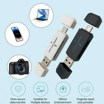 QHUDLV Card Reader USB 2.0 Type C,TF OTG Smart Memory Adapter for Laptop and Computer