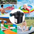 thumbnail image 2 of GVDV Electric Air Pump for Inflatables, Portable Air Mattress Pump, Quick Fill Inflatables Mattress Pool Floats Raft Boat, 2 of 7