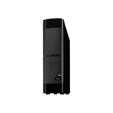WD Easystore WDBAMA0120HBK - Hard drive - 12 TB - external (desktop) - USB 3.0 - black