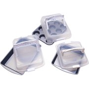 BakerEze Non-Stick 6-Piece Covered Bakeware Set with Handles