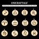 thumbnail image 5 of Dije de acero inoxidable con las 12 constelaciones, colgante de signo del zodiaco, dorado, plano y redondo, con colgante de constelación para hacer joyas artesanales., 5 of 9