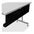 thumbnail image 1 of Panneau de Modeste pour tables de 72 Po x 3 Po x 10 Po Noir, 1 of 1