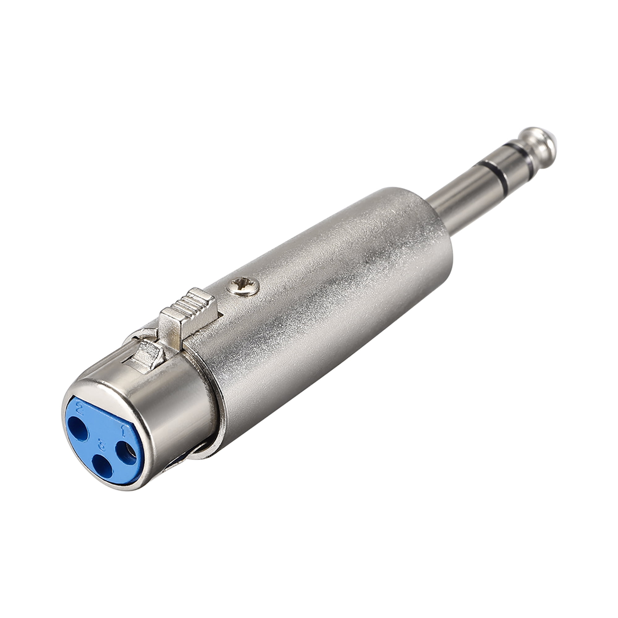 XLR Female to 1/4" Male TRS Adapter,Stereo Plug In Balanced Audio