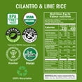 thumbnail image 4 of Reganic Cilantro & Lime Organic Heat & Eat Microwaveable Rice, 8.8 Ounce (Pack of 6) Heat and Eat | Flavor Rice | USDA Certified Organic, GMO-Free | Fresh Ingrediants | Side Dish, 4 of 8