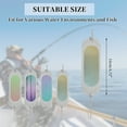 thumbnail image 3 of Unique Bargains Fishing Flashers High Visibility Lures Flashers for Fishing Improve Attraction Silver Tone 4 Pcs, 3 of 6