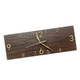 thumbnail image 2 of CoudarTitie Rustic Hanging Wall Clock Creative Home Decor Farmhouse Decor for Kitchen Living Deep Brown, 2 of 9