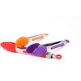 thumbnail image 1 of Mini Pinzas De Cocina De Silicona De 7 Pulgadas De Acero Inoxidable - Juego De 3 (Rojo, Naranja Y Morado) - Mini Pinzas Para Servir Alimentos, Cocinar Ensaladas Y Asar, 1 of 5