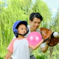 thumbnail image 4 of SEWACC 4pcs Softball Connection Sports Ball Training Ball Pink PVC for Baseball Supplies, 4 of 8