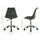 thumbnail image 3 of Silla de Oficina Secretarial Mundo In Estilo Eames JM-55 Gris, 3 of 8