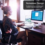 Silent Click Mouse Wireless Mini Portable Mouse 2.4G Optical Mouse for Laptop,PC,Mac (Black)