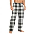 thumbnail image 4 of purcolt Mens Pajama Pants, Lightweight Sleep & Lounge Pj Bottoms Soft Sleepwear Pjs with Pockets & Drawstring (Big and Tall), 4 of 9