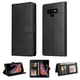 thumbnail image 1 of Wallet Case for Galaxy Note 9 Credit Card Holder, [Shockproof Interior Case] Premium PU Leather With Strap Kickstand Magnetic Closure Flip Folding Cover Compatible with Samsung Galaxy Note 9,
Black, 1 of 14
