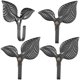 thumbnail image 5 of IDEANATEGRATE 4Ud Gancho Decorativo De Pared En Hierro Con Acabado Para Colgar, 5 of 8