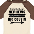 thumbnail image 4 of Inktastic Only the Best Nephews Get Promoted to Big Cousin Boys or Girls Long Sleeve Baby Bodysuit, 4 of 5