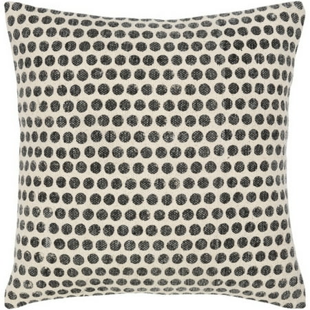 Surya JNY019-1422 14 x 22 in. Janya Woven Pillow Cover - Black & Beige