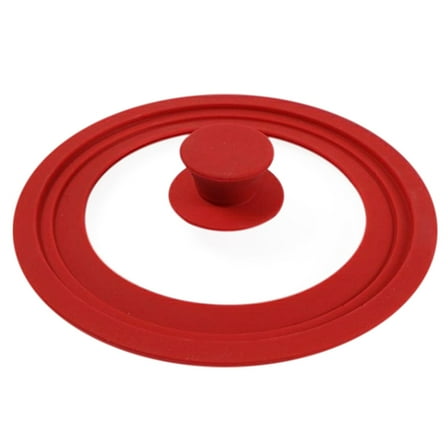 1Pc Toughened Glass Pot Cover Multipurpose Pot Lid Universal Pot Cover