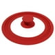 thumbnail image 1 of Tapa de olla multifunción de silicona de vidrio templado universal visible (1 unidad), 1 of 6
