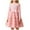 Pink, variant on Girls' Dresses Winter Kids Warm Mesh Bow Dress A-Line Party Festive Elegant Long Sleeve Dresses for Girls Purple 6-7 Years