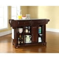 thumbnail image 4 of Crosley Furniture Alexandria MDF Wood Kitchen Island in Mahogany, 4 of 5