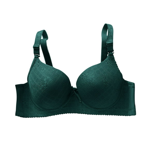 HADST Women's Solid Color Push-Up Bralette Wireless Sexy Everyday Bra Smooth Seamless Nylon,Spandex