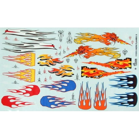 1/24th, 1/25th Scale Decals: New Flames Decals | Walmart Canada