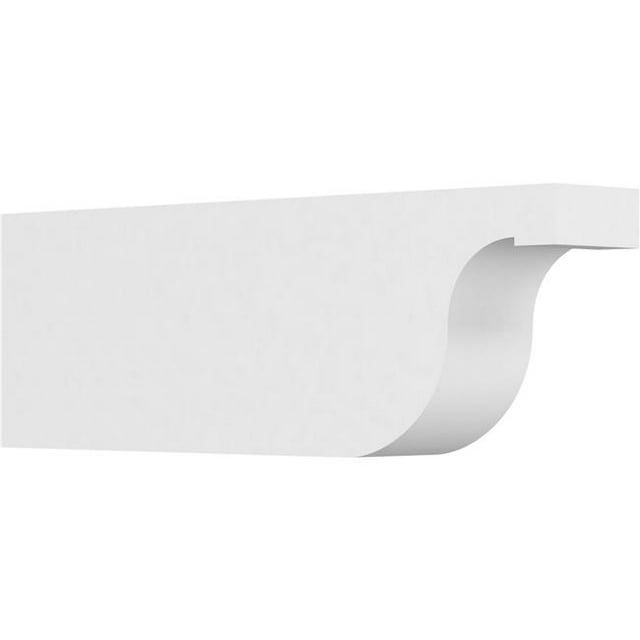 Ekena Millwork RFTP04X08X24DEL 8 x 4 x 24 Po Standard Del Monte Architecture Grade Queue de Chevron PVC