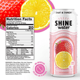 thumbnail image 2 of Shine Water Strawberry Lemon Vitamin D Electrolyte Drinks 12-Pack, Sugar Free Flavored Water with Magnesium, Zinc & Antioxidants, Low Calorie Hydration, 2 of 7
