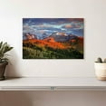 thumbnail image 2 of Elephant Stock Wasatch Mountain Wall Art - Horizontal Canvas Wall Art - Living Room Wall Decor - Nature Canvas - Blue And Orange Decor - 12" x 8", 2 of 8