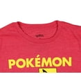 thumbnail image 3 of Pokemon Boys' Charmander Squirtle Pikachu Bulbasaur Portrait Panel Graphic Print T-Shirt, 3 of 3