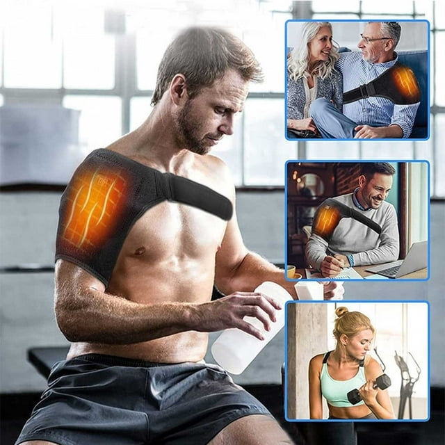 Shoulder Heating Pad Heated Wrap 3 Speed Adjustable Temperature Set Hot and Cold Shoulder for Men Women