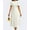 White, variant on HVEOO Women's Casual A Line Swing Summer Dress Short Sleeve Round Neck Wrap Evening Party Dresses, Black Size L