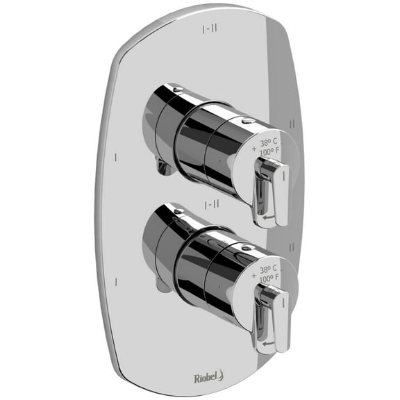 Riobel Tvy46 Venty Six Function Thermostatic Valve Trim Only - Chrome