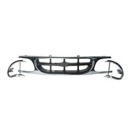 - Chrome Grill Assembly for 1995-2001 Ford Explorer Grille FO1200374