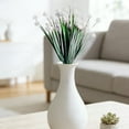 thumbnail image 4 of Artificial Camellia Flowers, Long Floral Stems for Tall Vases, Plastic Artificial Flowers, Muilti Color Faux Flowers Bouquets for Centerpieces, Wedding, Home & Office Party Decor(White), 4 of 5