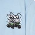 thumbnail image 3 of Camiseta Monster Jam Grave Digger Truck para Hombre Azul Pálido M, 3 of 3