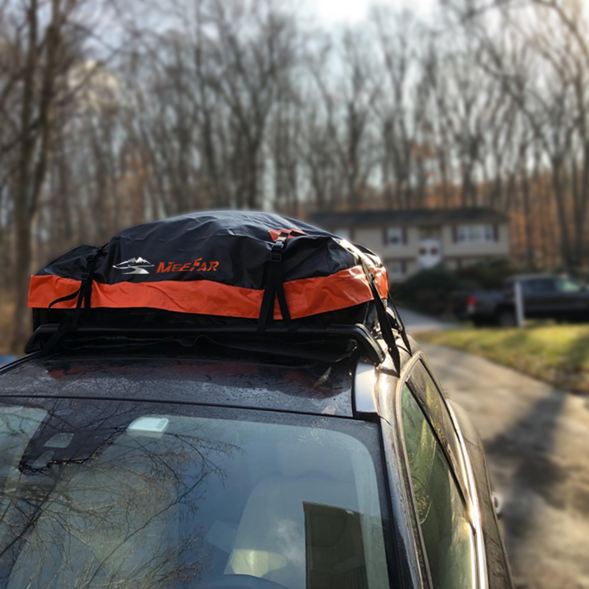 MeeFar Car Roof Bag Cargo Carrier Door Hooks, Use to Secure Roof Bags Without Need for Roof Rack - 6pcs