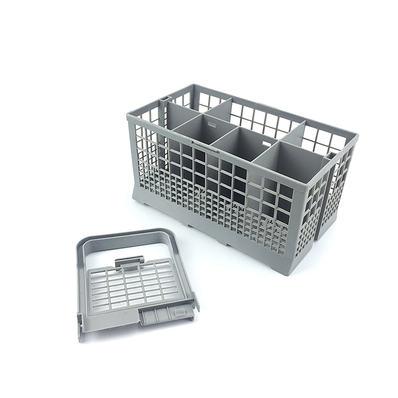 Dishwasher Cutlery Basket Storage Rack,Removable Handle Kitchen Organizer Basket,Spoon Fork Knife Cleaning Holder,Heat Resistant Dishwasher Insert Basket,Kitchen Utensil Cleaning Storage Basket