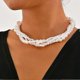 thumbnail image 3 of Reaky Pearl Necklaces Layered Choker Necklace Chain 4 Pcs Simple Neckalce Jewerly for Women, 3 of 5