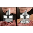 thumbnail image 4 of BUTOMKY Stainless Steel Meat Tenderizer with Ultra-Sharp Needle Blades - Heavy Duty Tenderizer for Steak, Chicken, Beef & Pork, Professional Kitchen Tool for BBQ & Marinade, 4 of 7