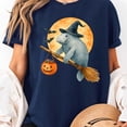 thumbnail image 3 of Manatee Witch Hat Pumpkin Halloween Costume Men Women Kids T-Shirt Unisex, Sizes S-5XL, Tbun, 3 of 5