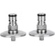 thumbnail image 1 of Adaptador de poste de bloqueo de bola a TriClamp de 1,5 pulgadas de acero inoxidable 304 para barril de cerveza casera, 2 piezas, 1 of 15