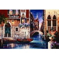 thumbnail image 2 of Lee, James 18x13 Gold Ornate Wood Framed with Double Matting Museum Art Print Titled - Streets of Venice I, 2 of 4
