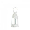 thumbnail image 1 of Gallery of Light 10018352 Moroccan Inspiration Lantern - White, 1 of 2